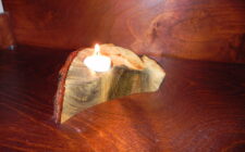flat tealight holder