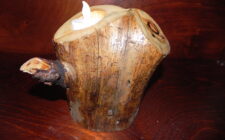 vertical tealight holder