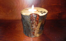 vertical tealight holder