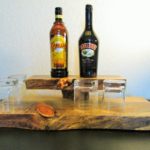 wood mini bar