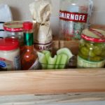 Wooden Condiment Holder